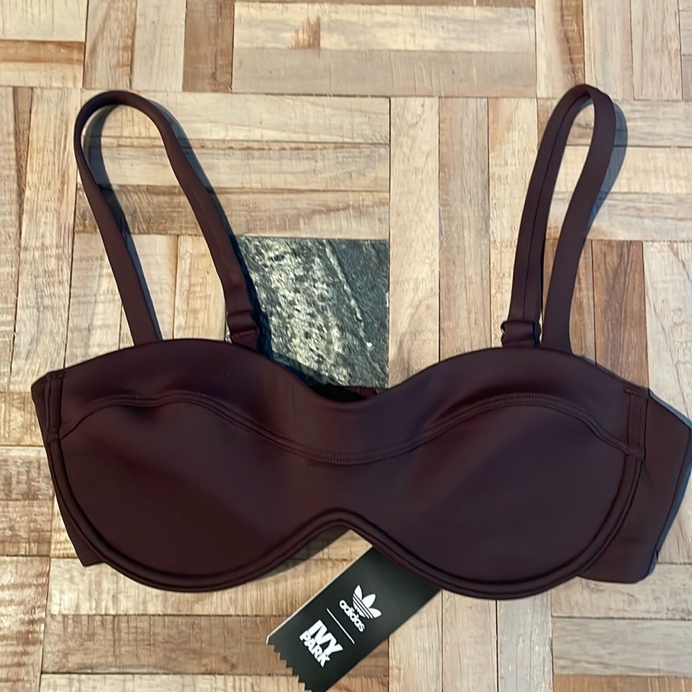 IVY PARK brown swim top